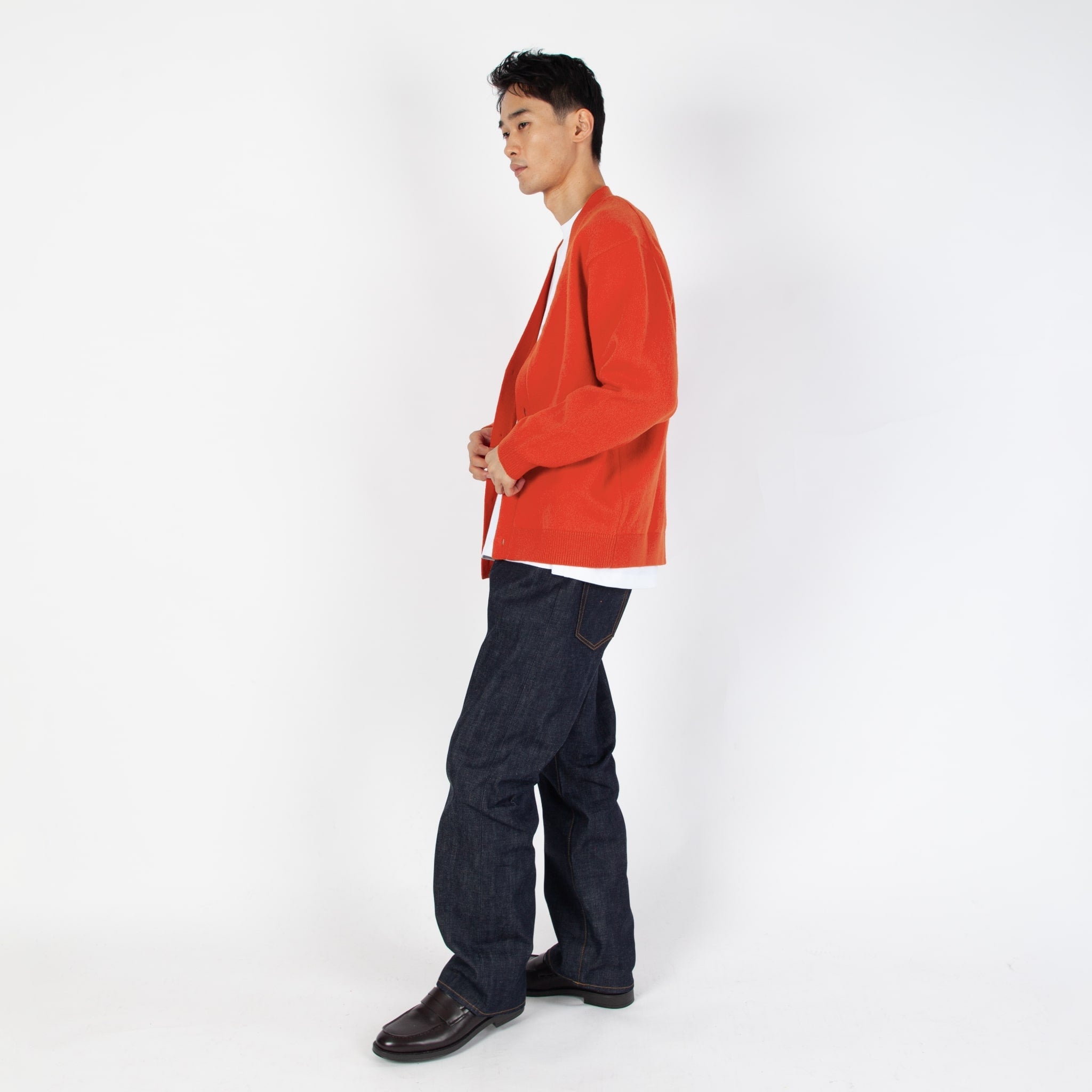 WOOL CASHMERE KNIT CARDIGAN