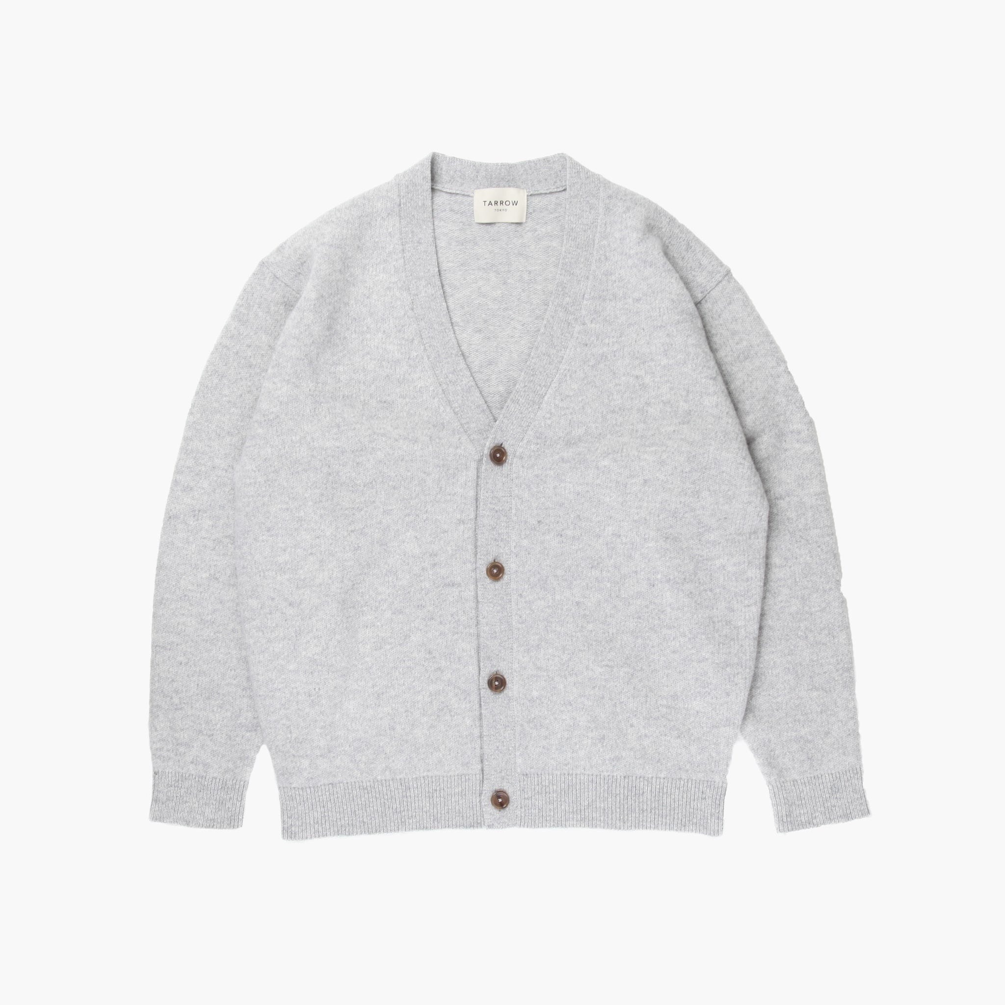 WOOL CASHMERE KNIT CARDIGAN