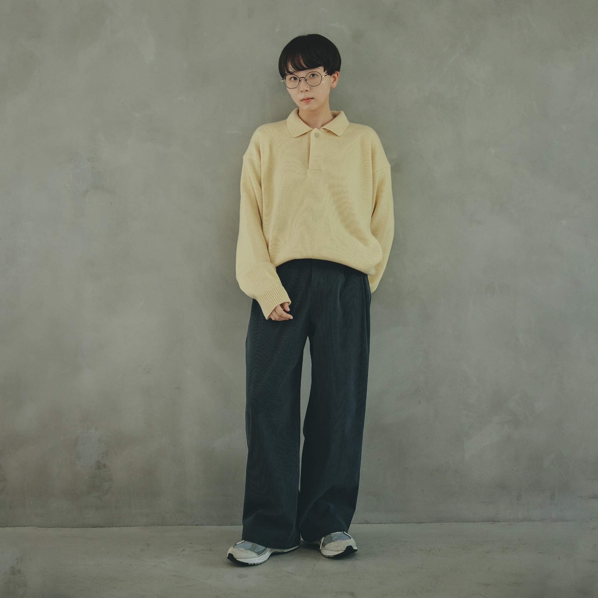 Knit Polo kinoko. edition