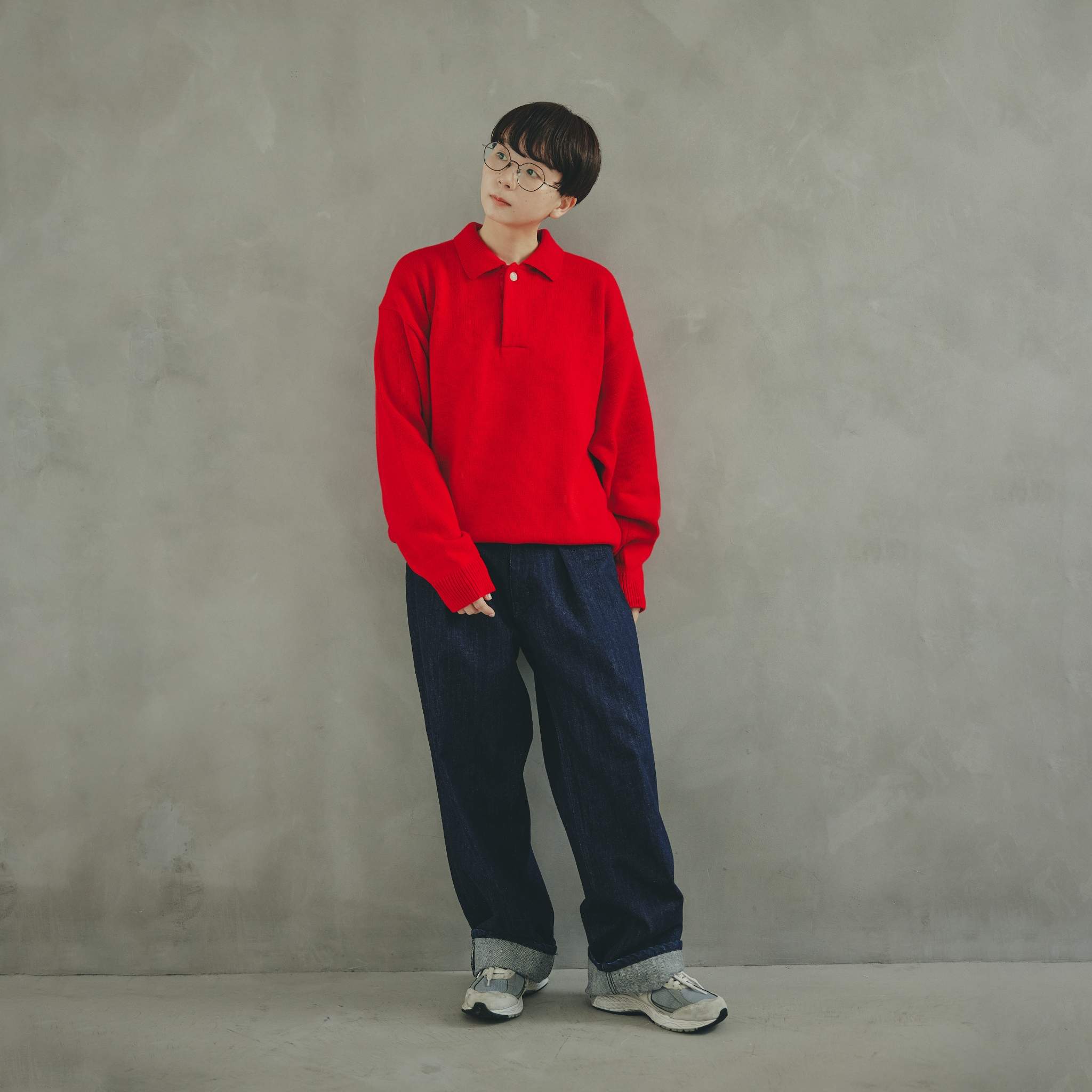 Knit Polo kinoko. edition