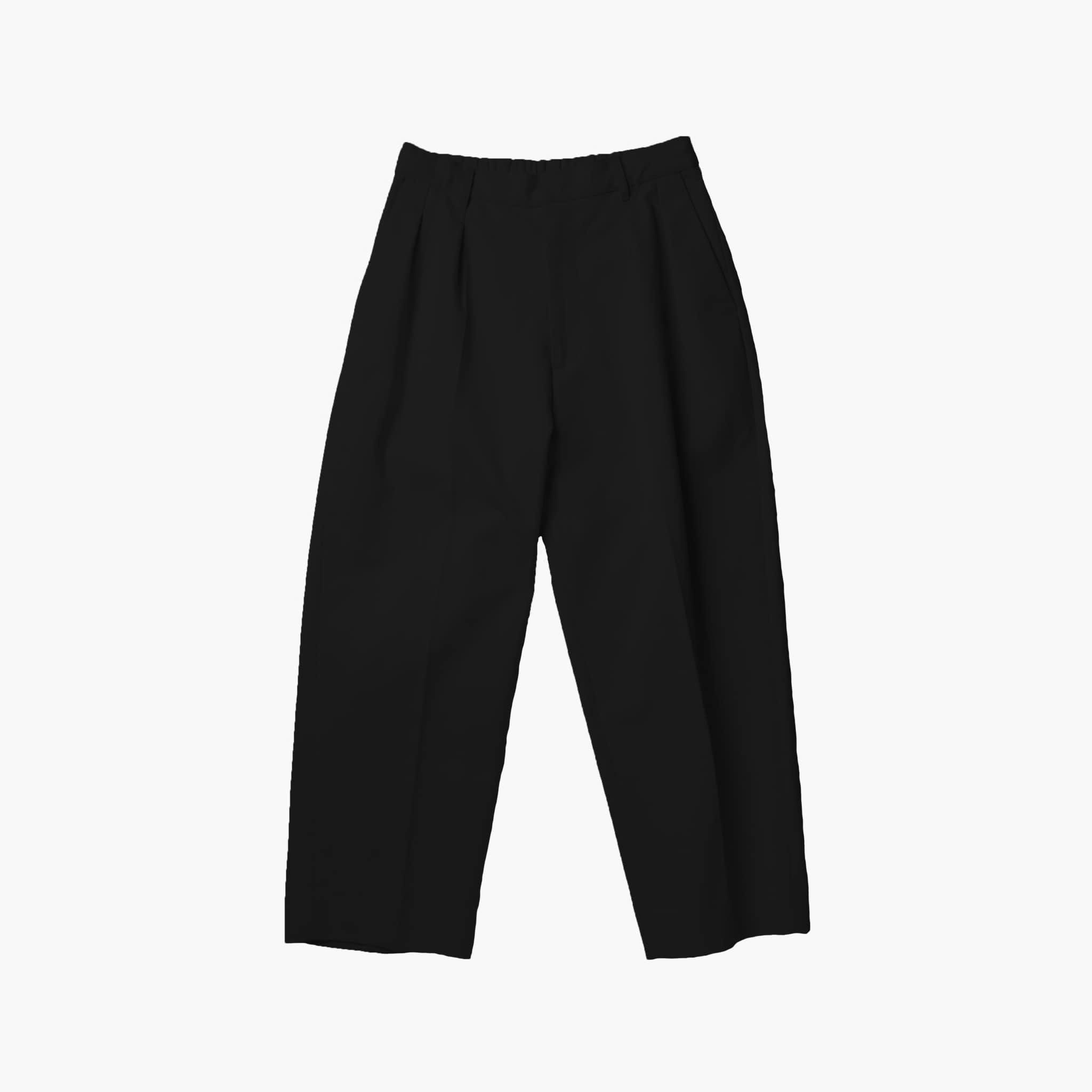TWO TUCK EASY TROUSERS