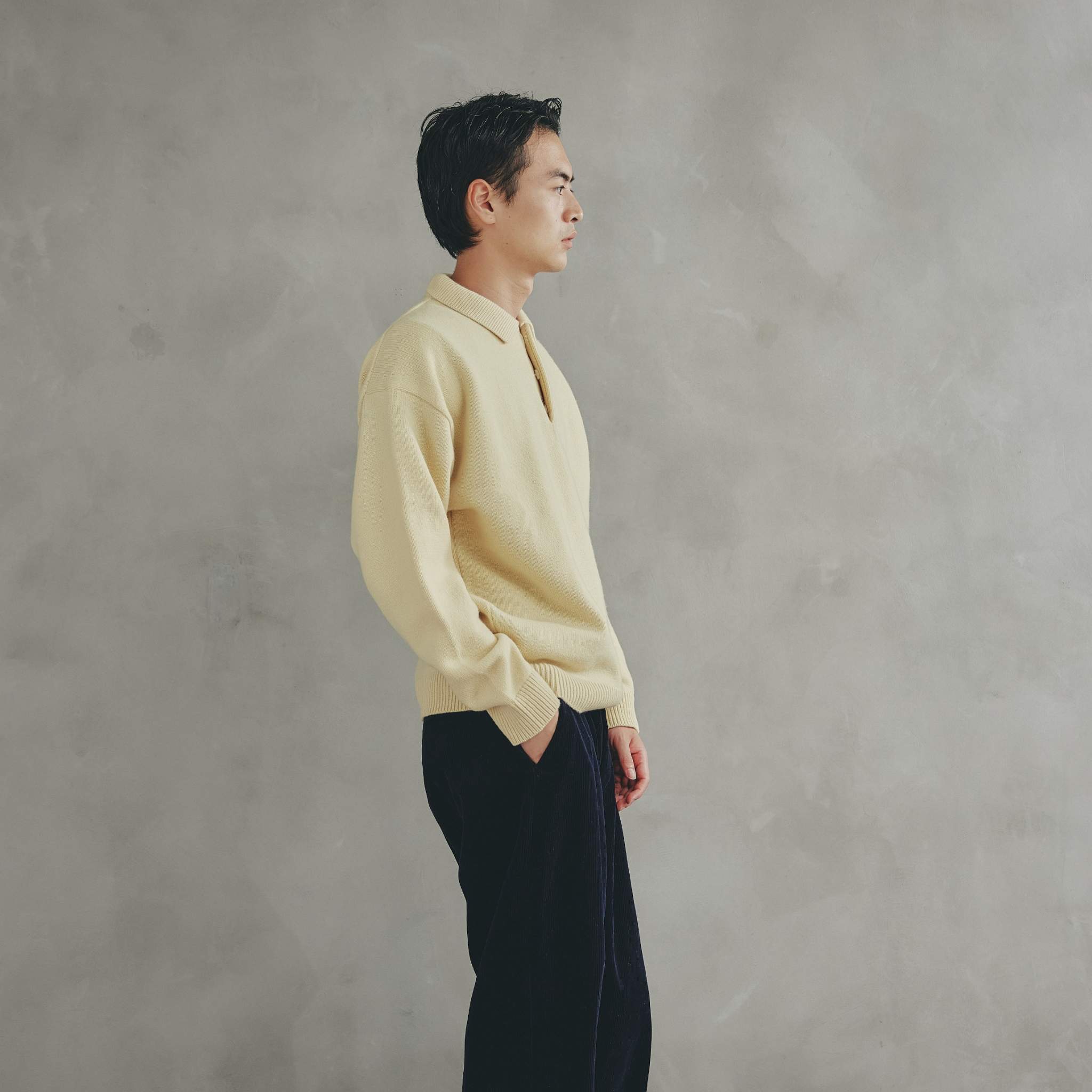 Knit Polo kinoko. edition