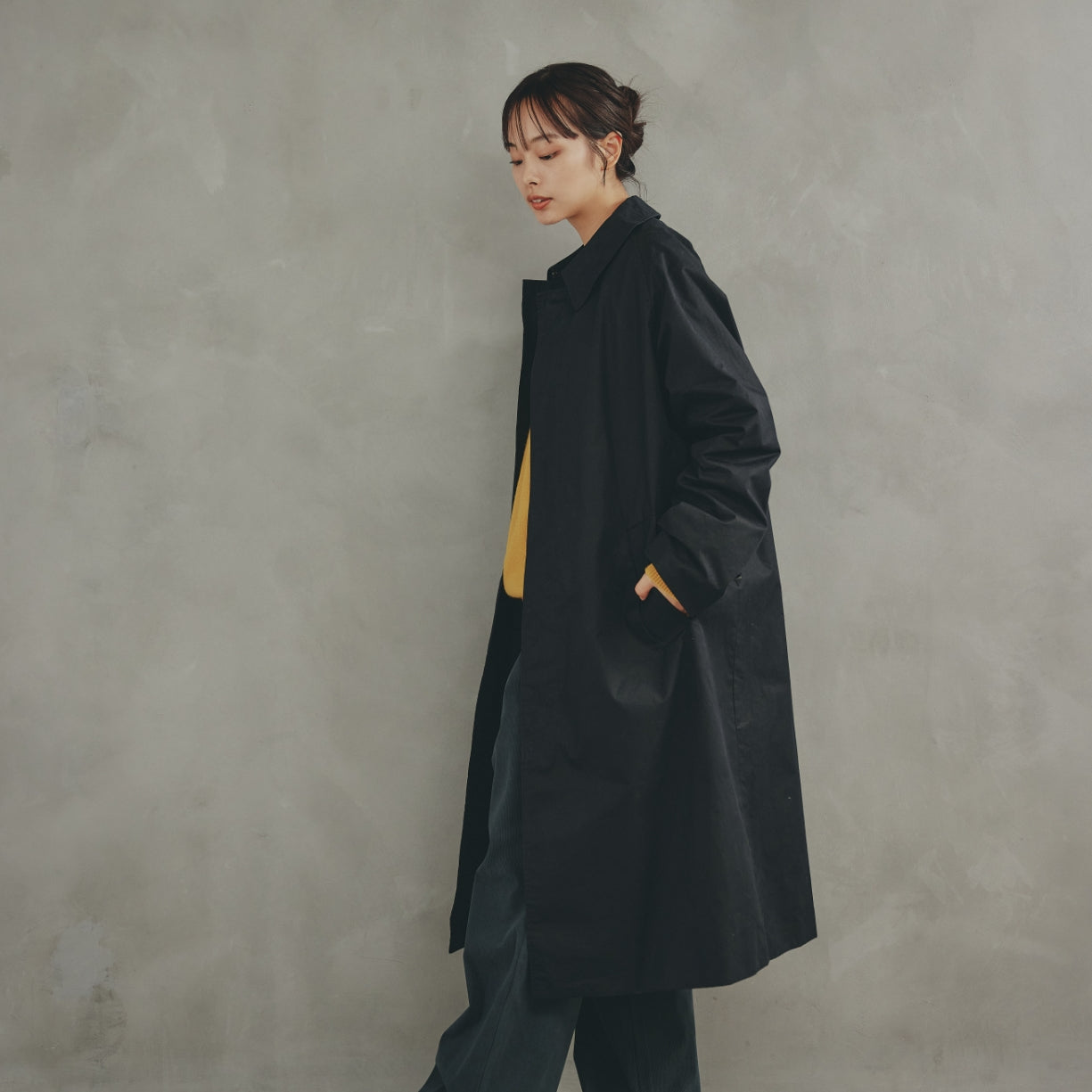 COTTON SOUTIEN COLLAR COAT