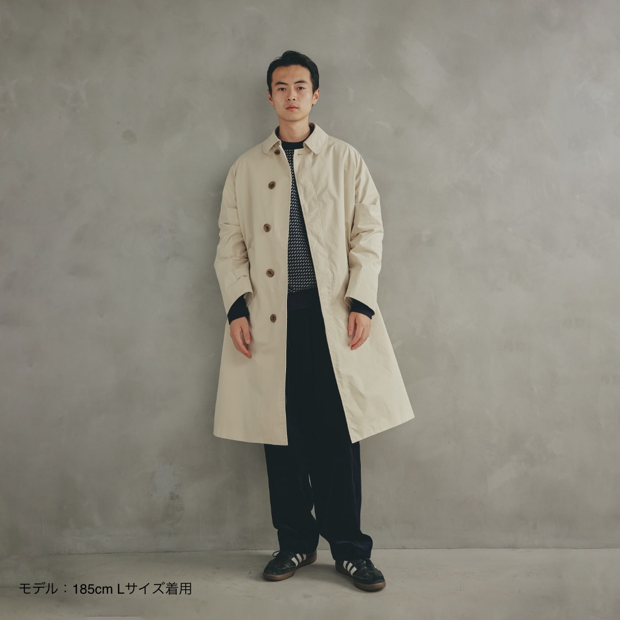COTTON SOUTIEN COLLAR COAT