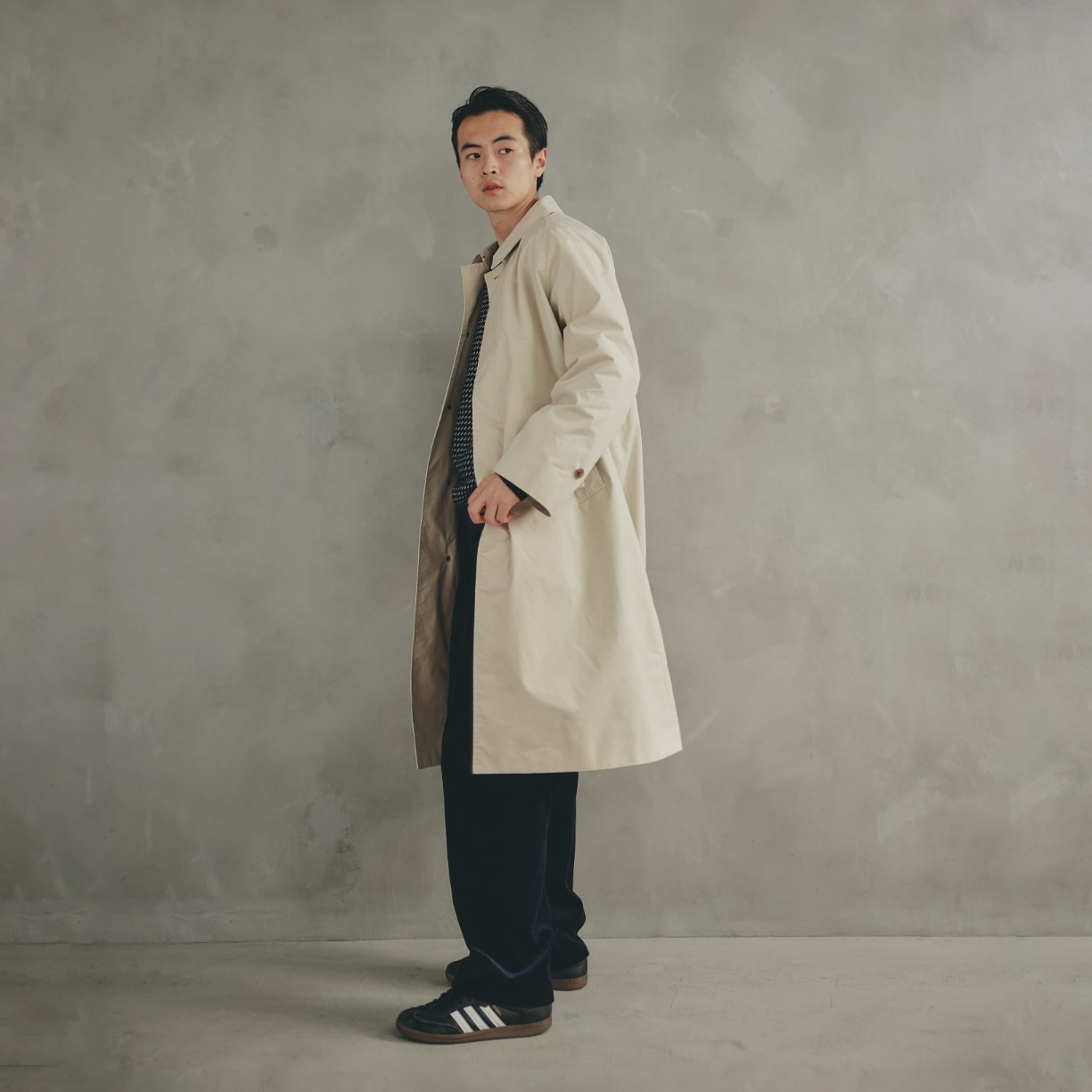 COTTON SOUTIEN COLLAR COAT