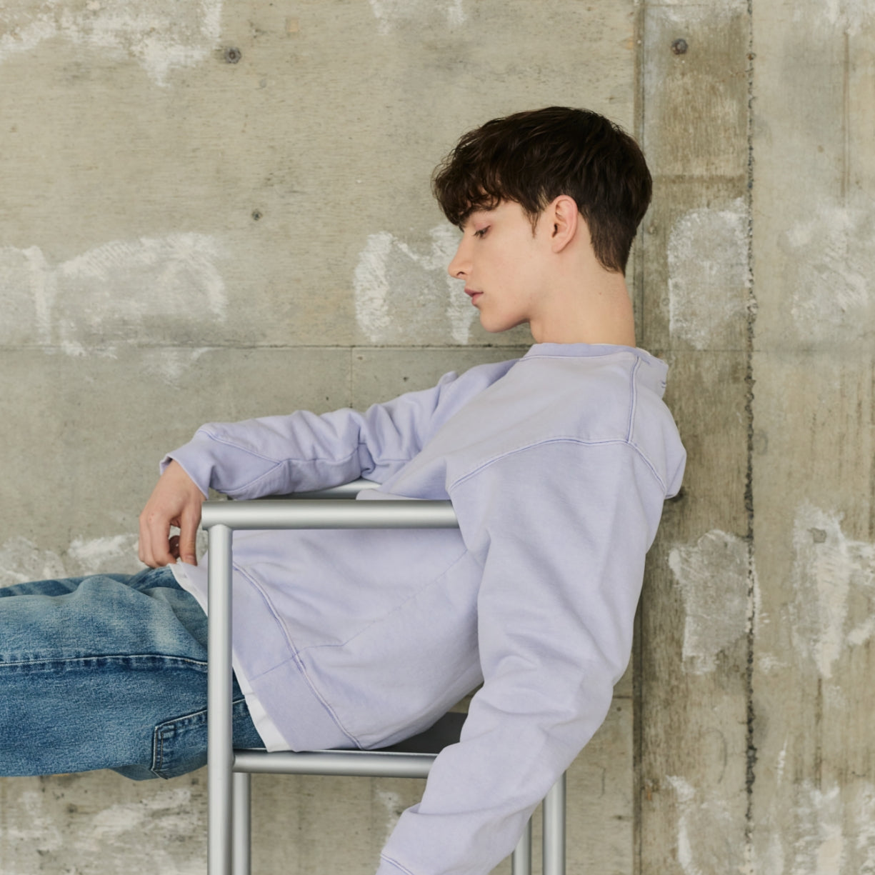 GARMENT DYE SWEAT SHIRT