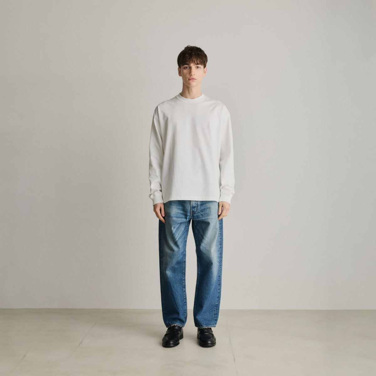 VINTAGE STRAIGHT DENIM PANTS