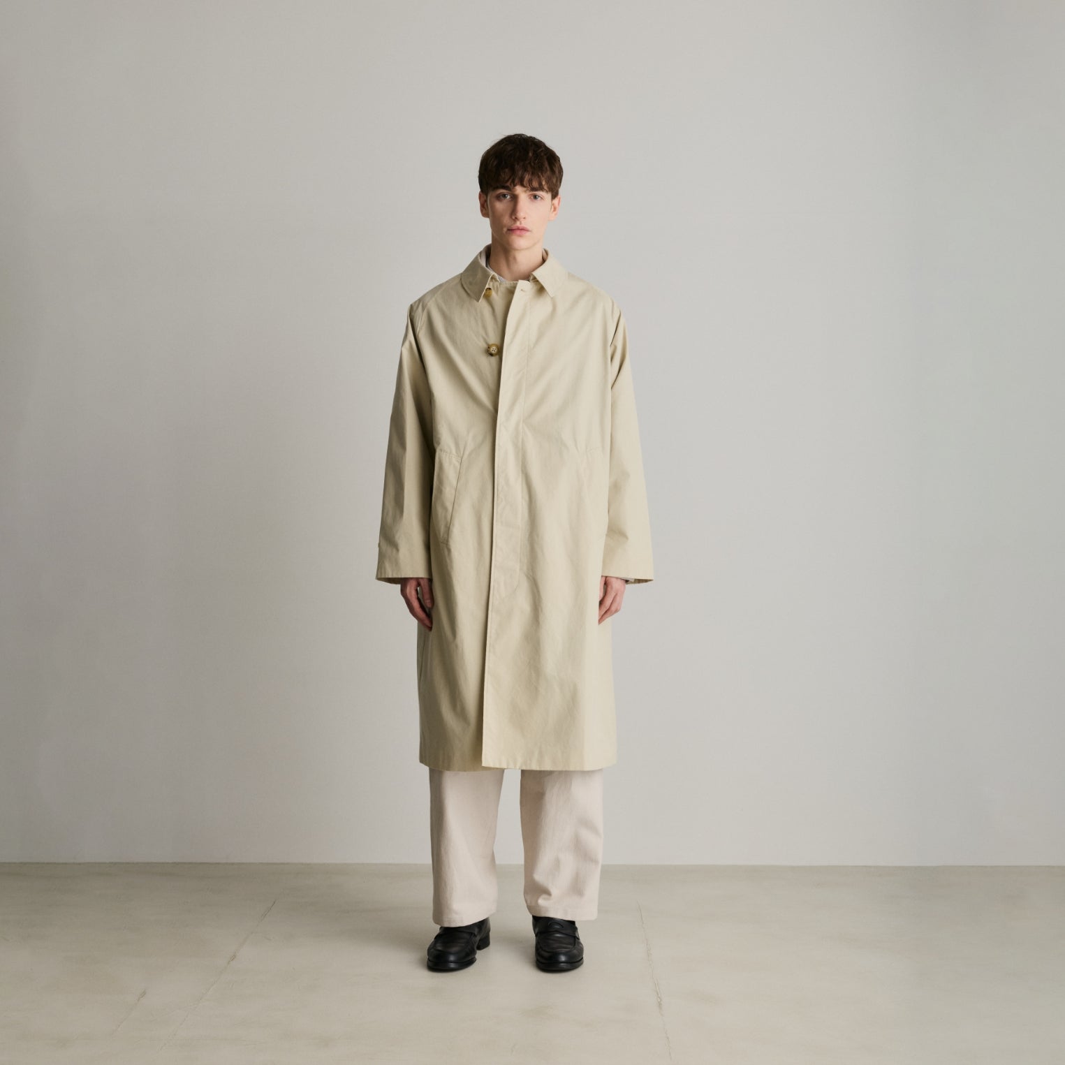 COTTON SOUTIEN COLLAR COAT