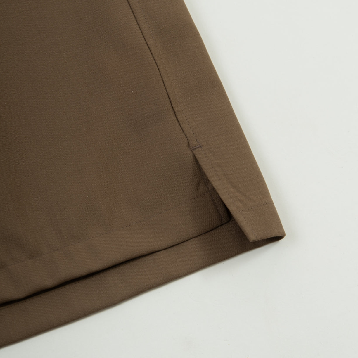 TECH WOOL OPEN COLLAR SHIRT