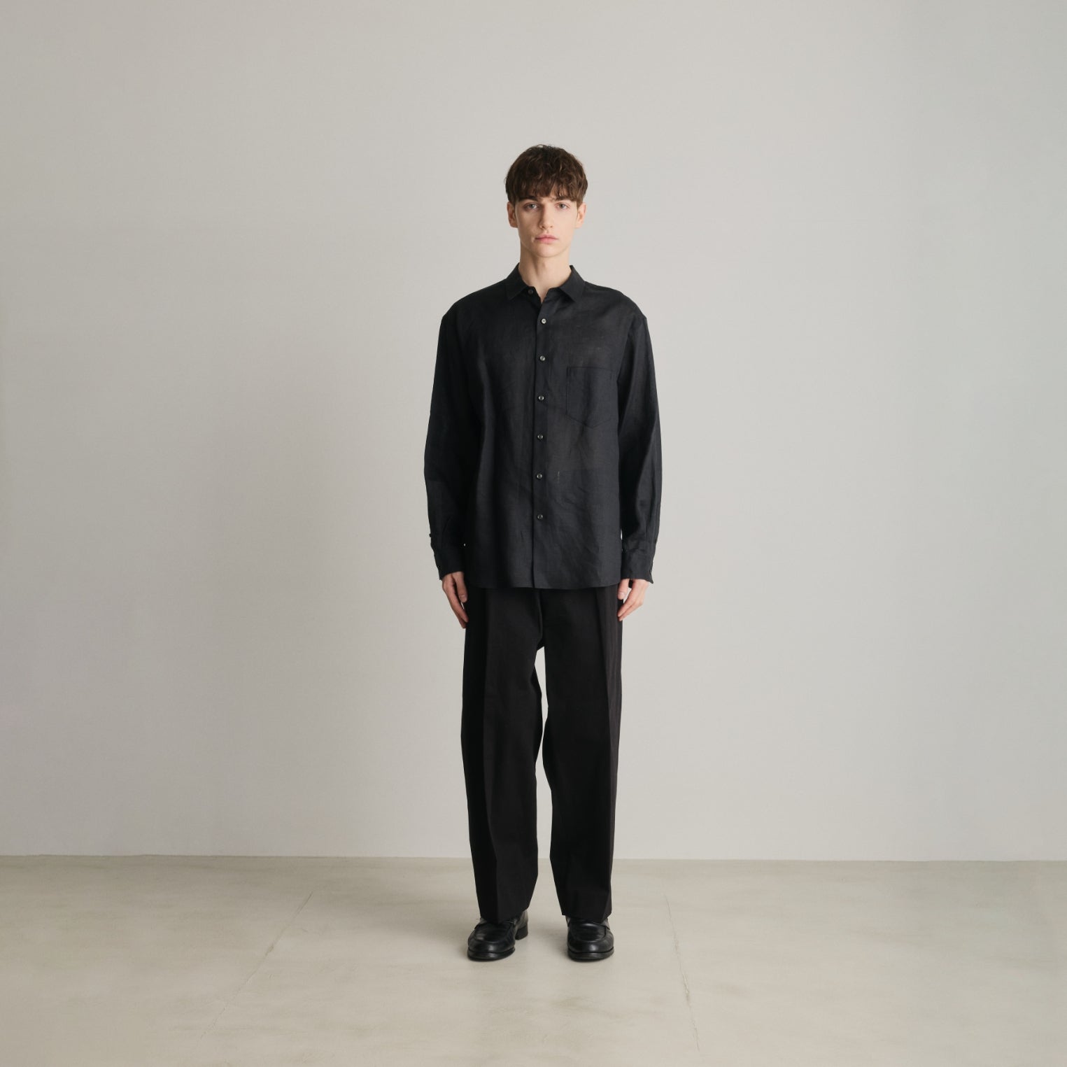 LONG SLEEVE LINEN SHIRT