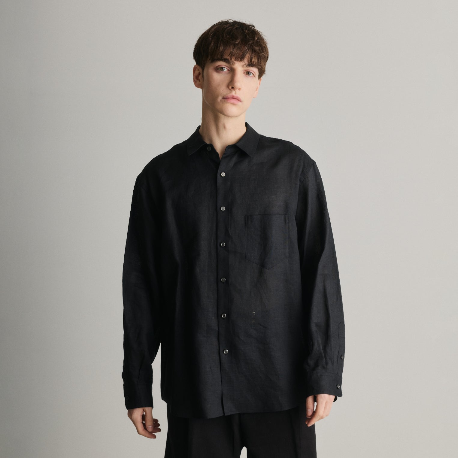 LONG SLEEVE LINEN SHIRT