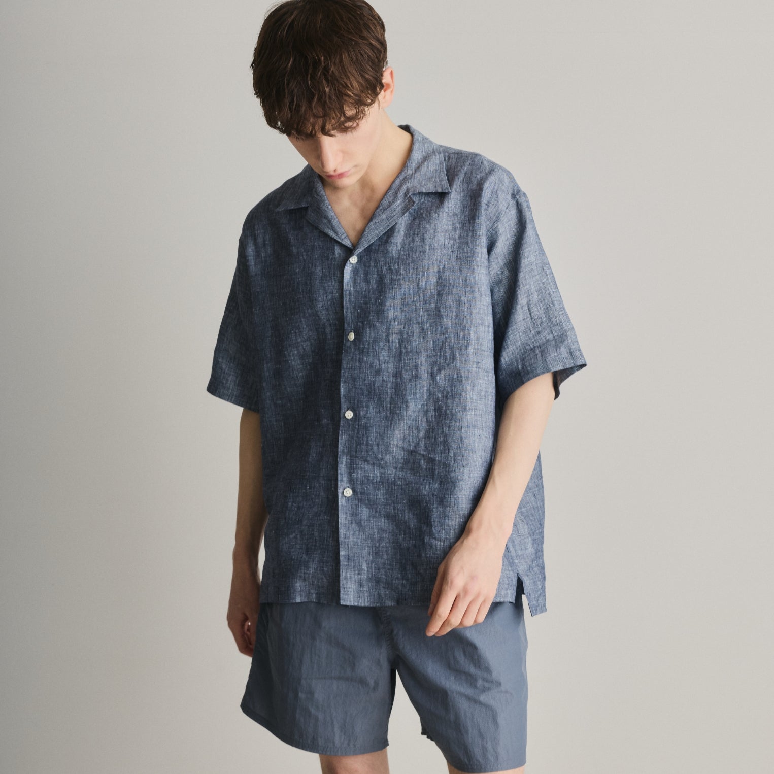 SHORT SLEEVE LINEN SHIRT