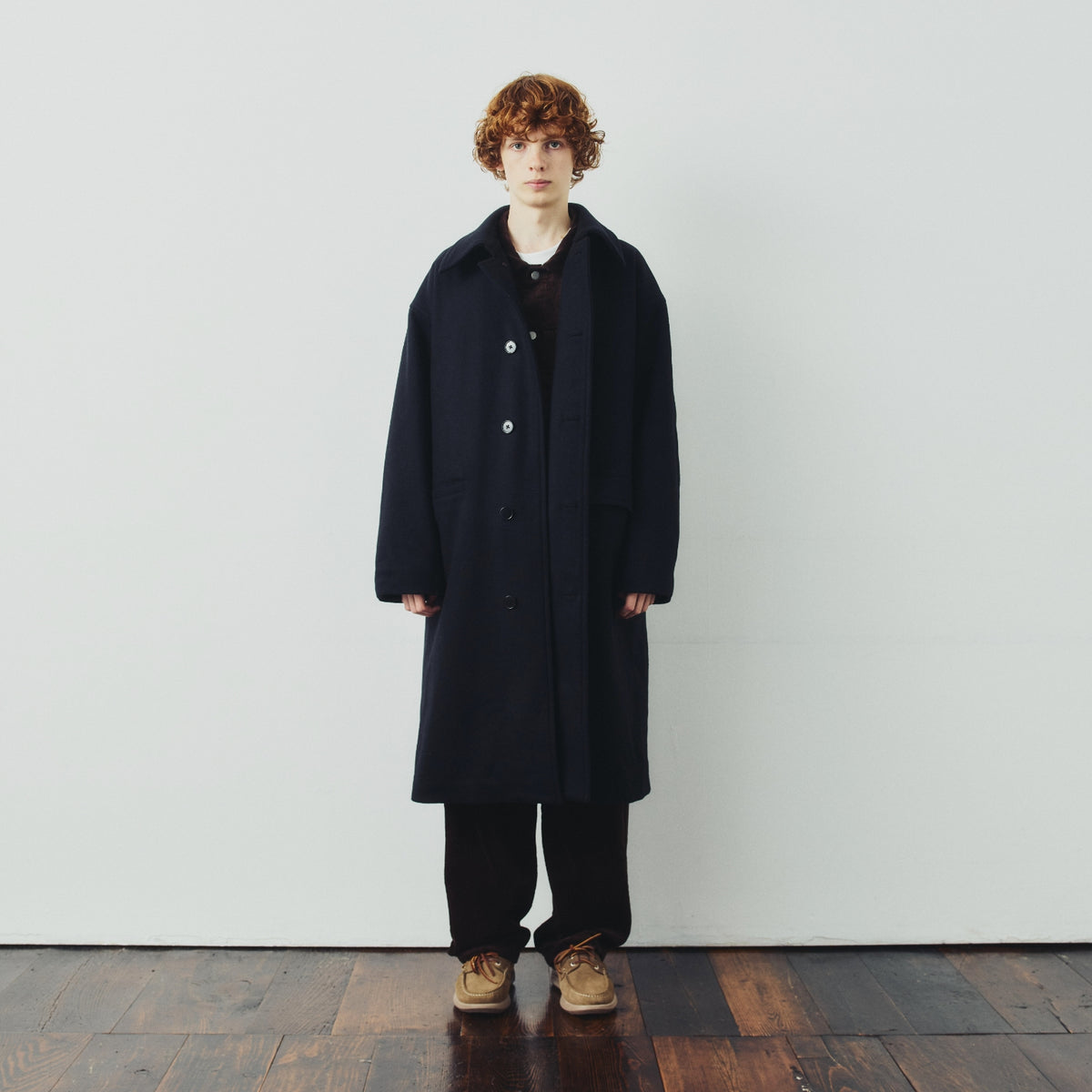 【予約商品11月中旬発送予定】MELTON LONG COAT
