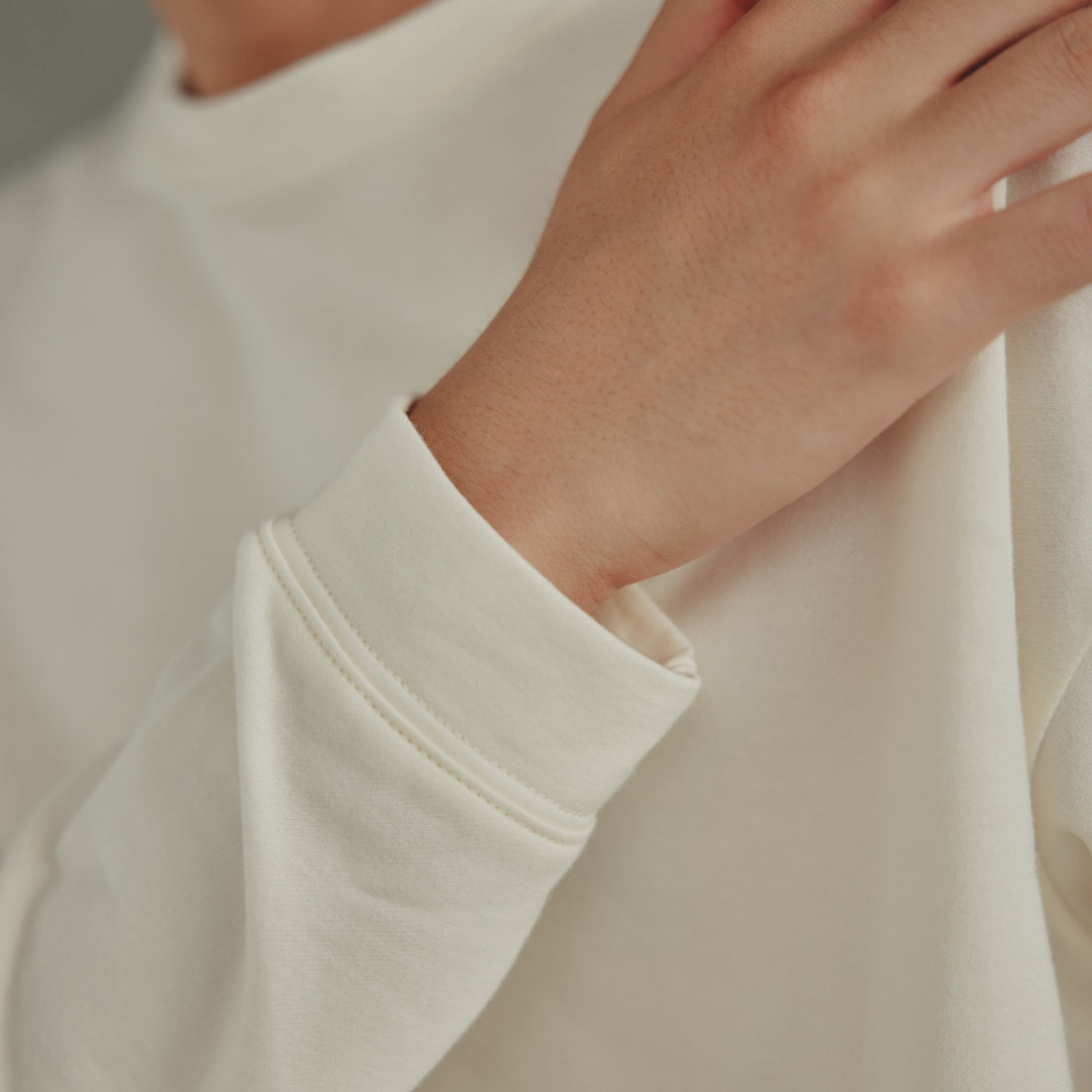 COTTON SWEAT LONG TEE