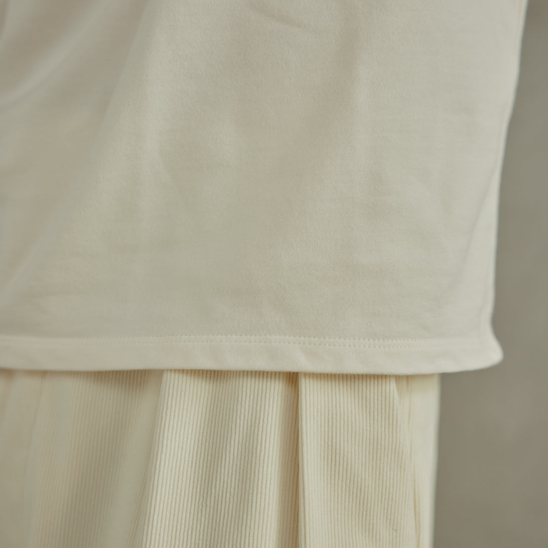 COTTON SWEAT LONG TEE