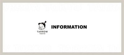 配送遅延についてのお知らせ | TARROW TOKYO
