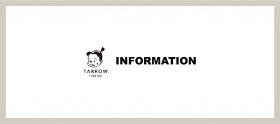 About delivery during GW period | TARROW TOKYO