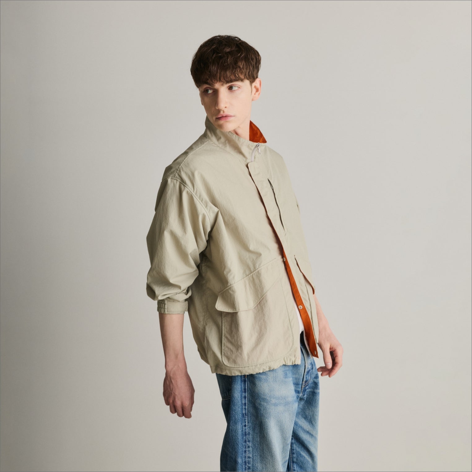 NYLON STAND BLOUSON