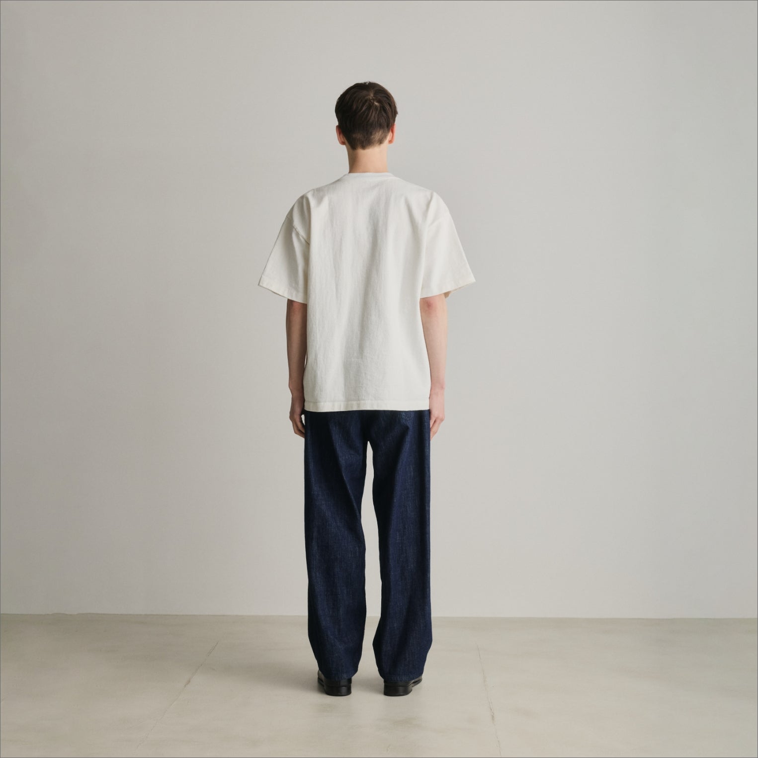 オリジナルT縫い付けタイプ LOOP WHEEL WIDE T (吊り編みワイドタフTシャツ)