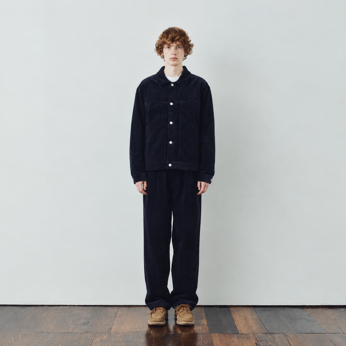 TUCK  CORDUROY PANTS