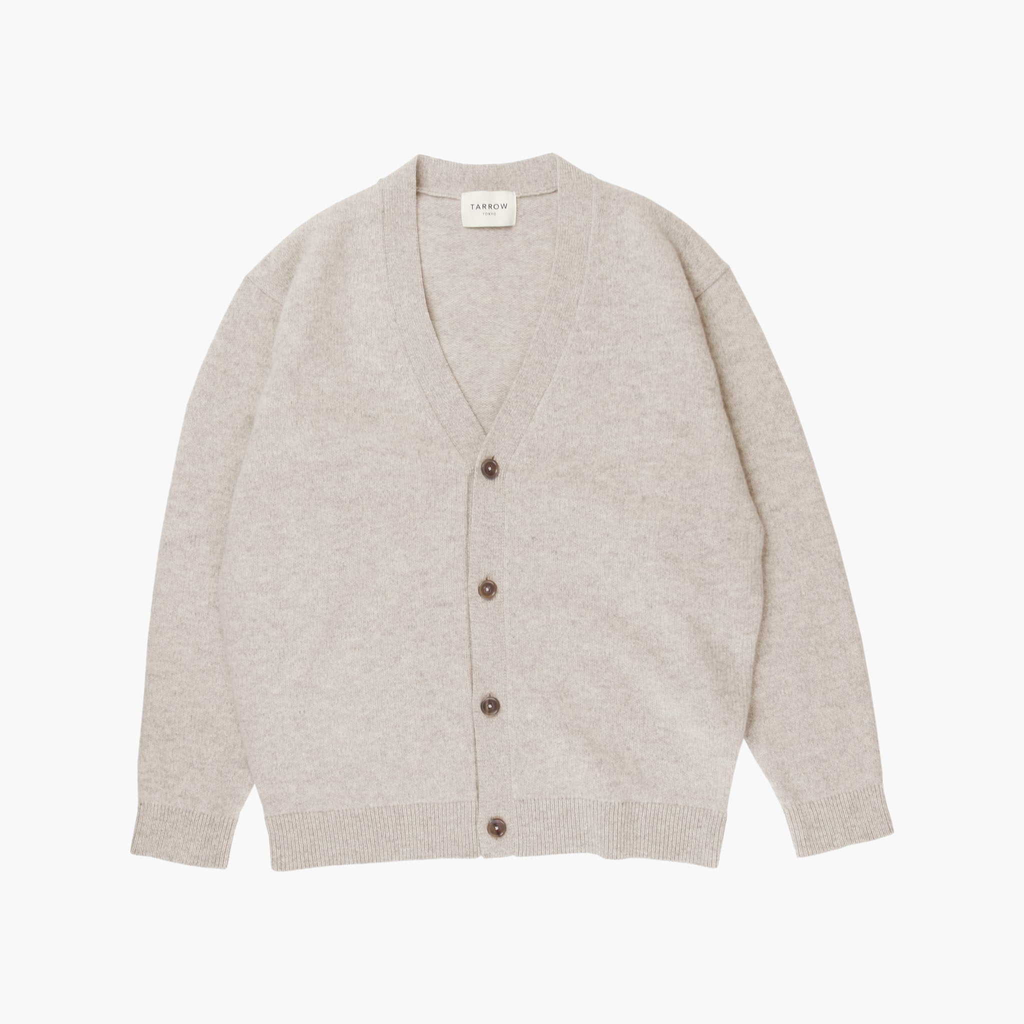 WOOL CASHMERE KNIT CARDIGAN