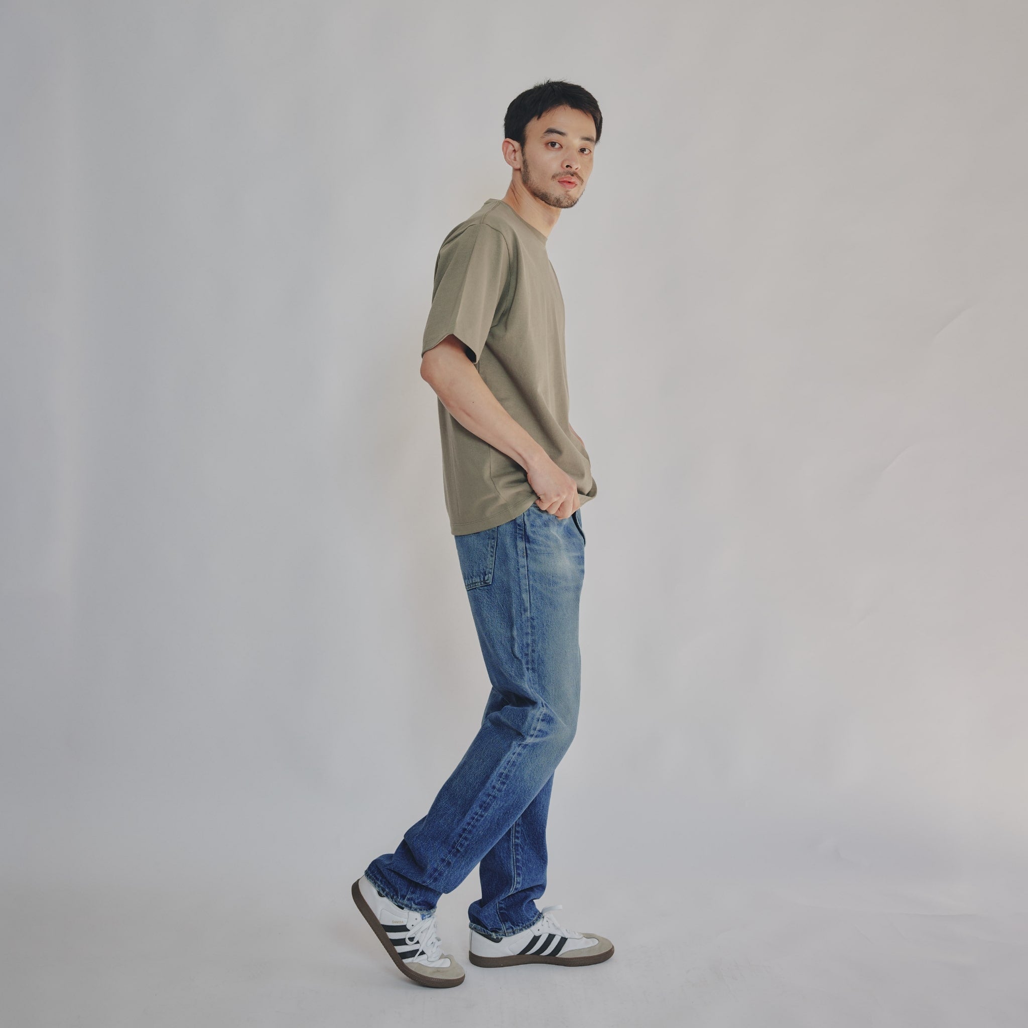VINTAGE STRAIGHT DENIM PANTS