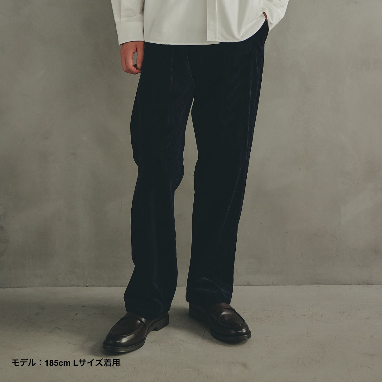 TUCK  CORDUROY PANTS