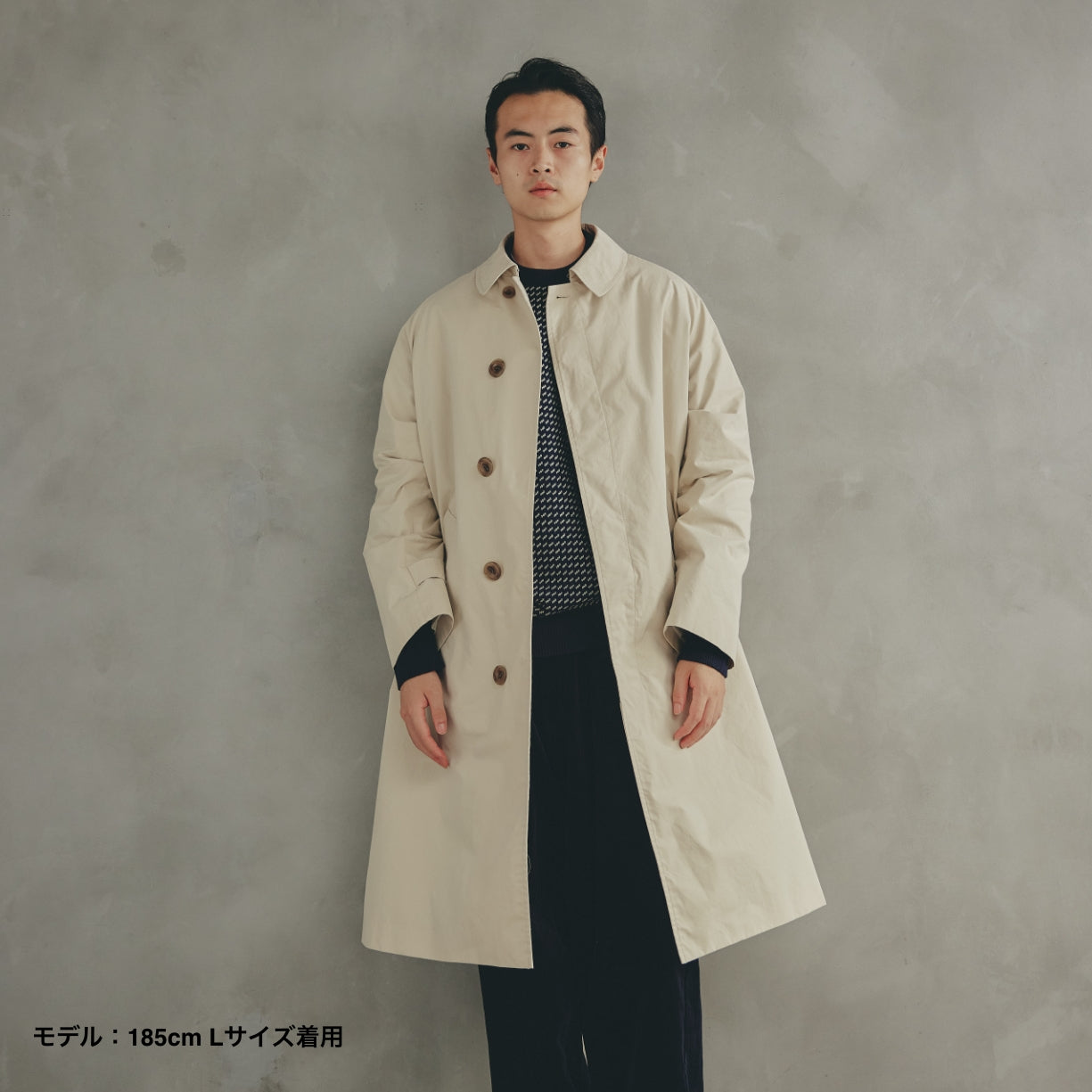 COTTON SOUTIEN COLLAR COAT