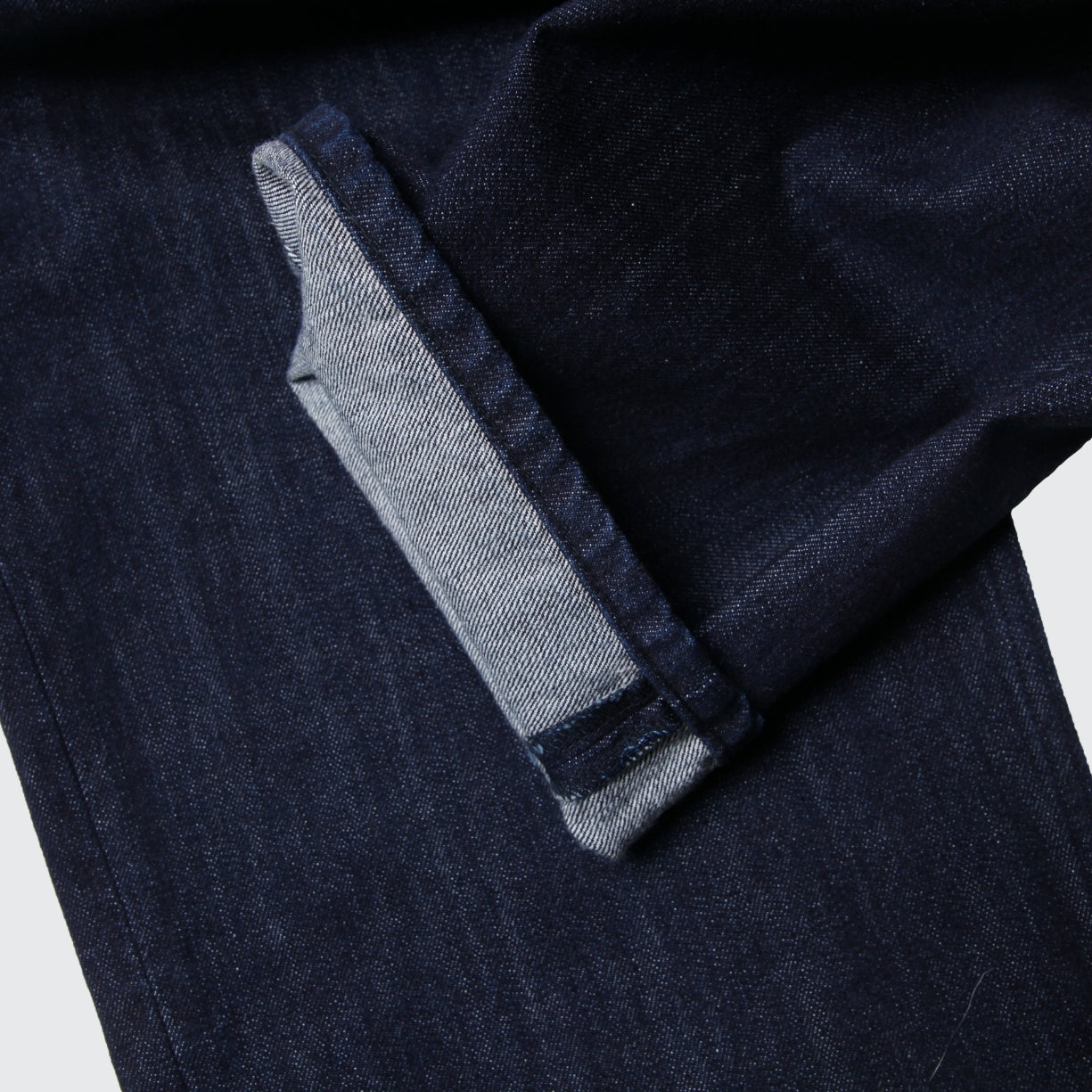 WIDE TUCK DENIM PANTS