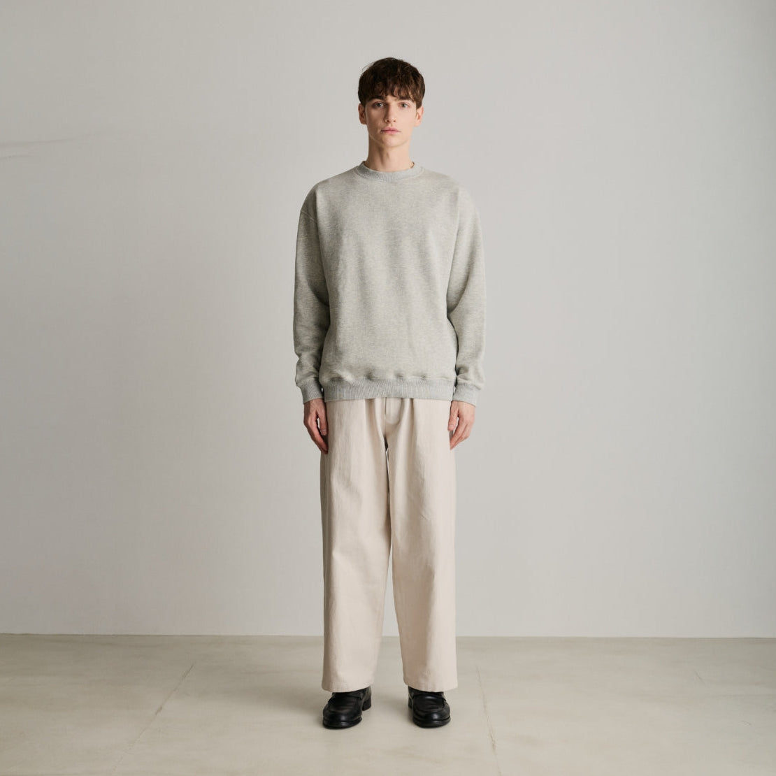 WIDE CREW NECK P/O
