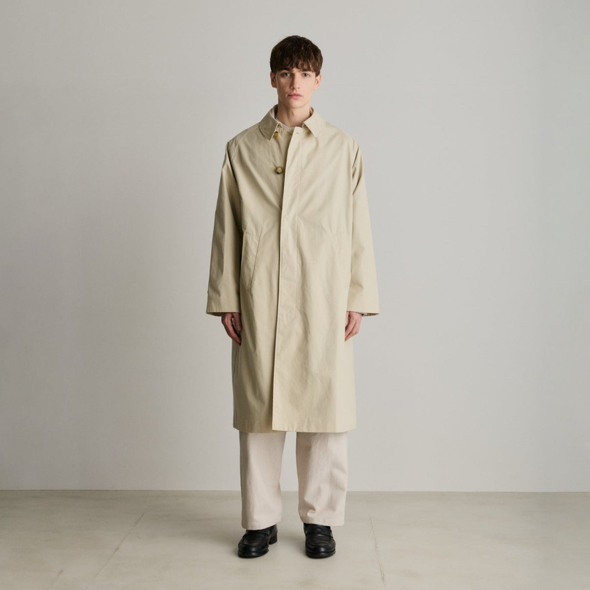 COTTON SOUTIEN COLLAR COAT