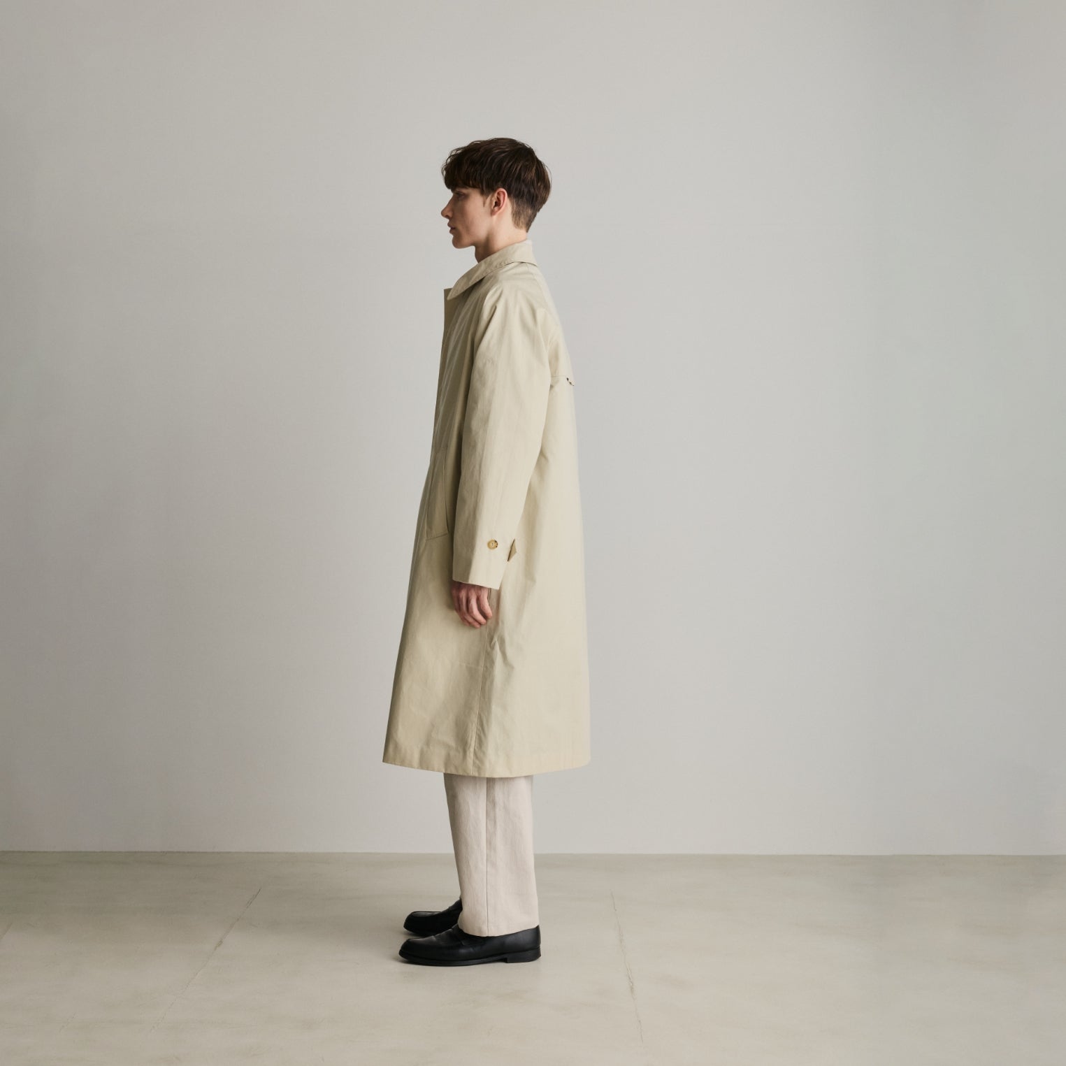 COTTON SOUTIEN COLLAR COAT