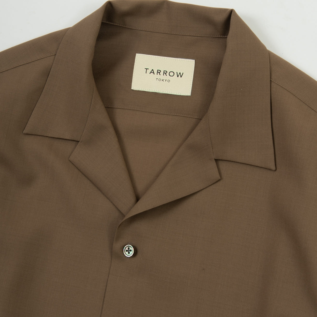 TECH WOOL OPEN COLLAR SHIRT