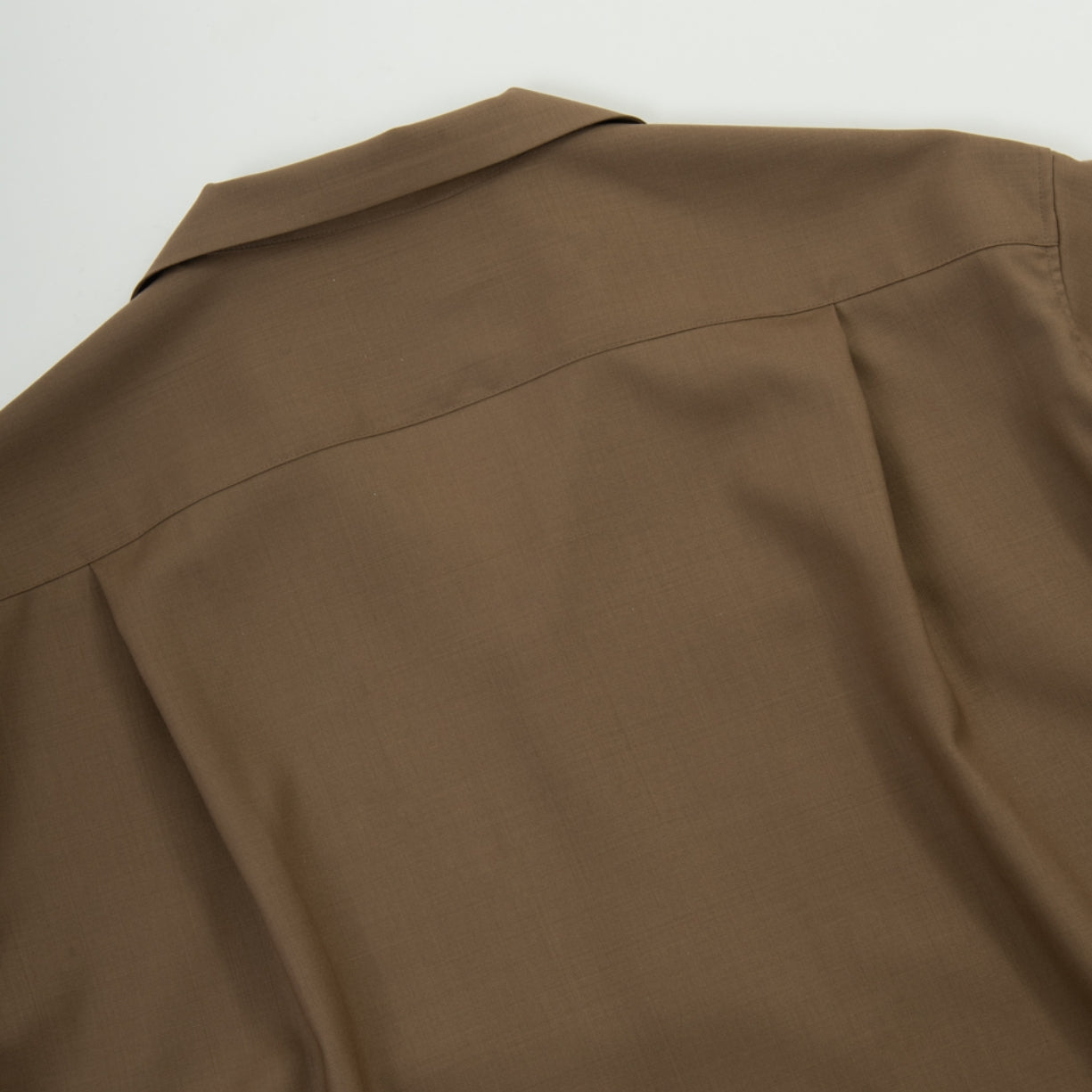 TECH WOOL OPEN COLLAR SHIRT