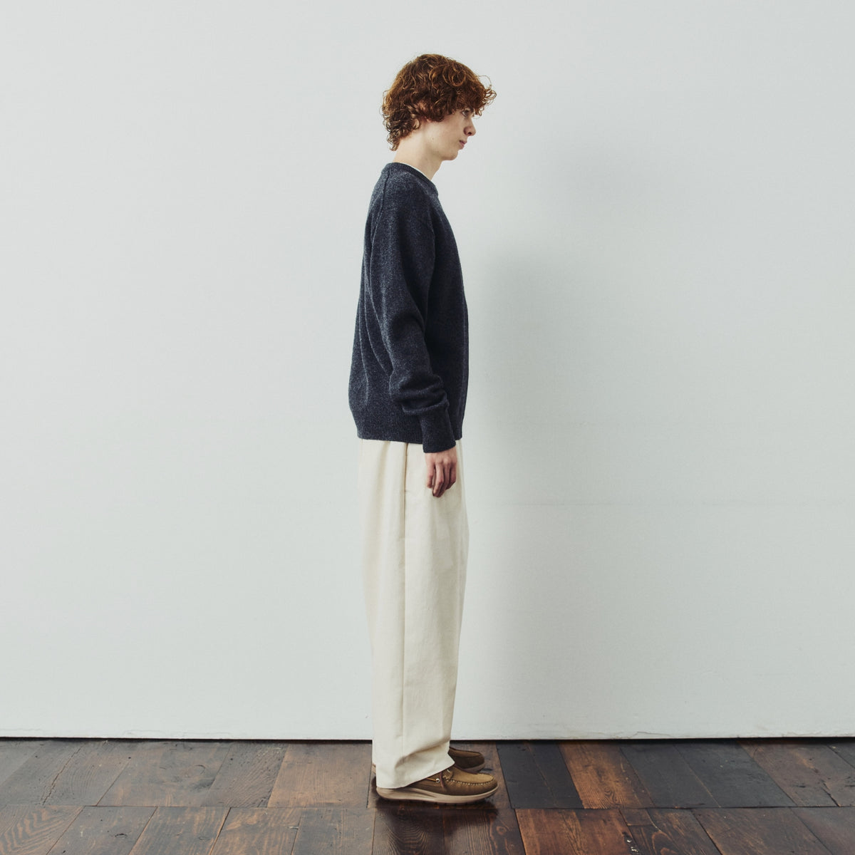TWO TUCK EASY TROUSERS