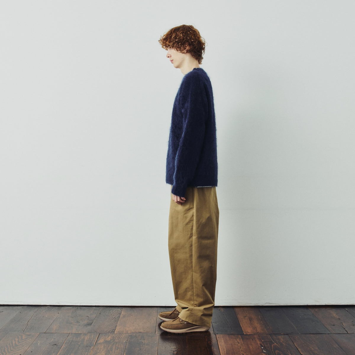 TWO TUCK EASY TROUSERS