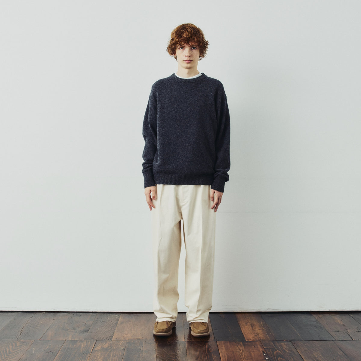 TWO TUCK EASY TROUSERS