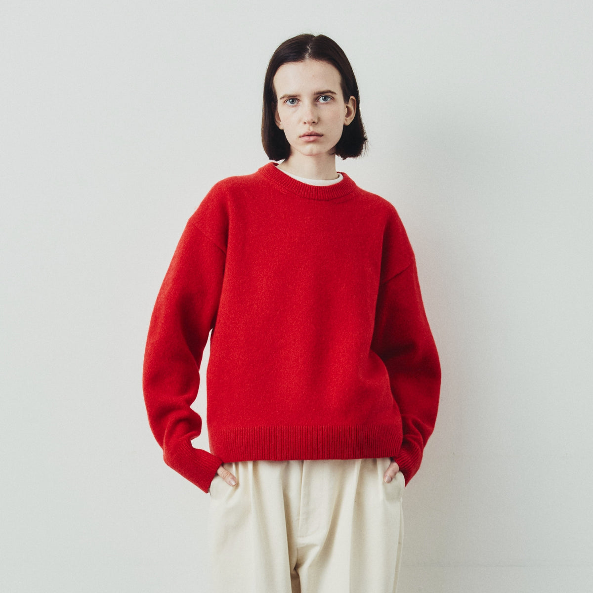 WOOL CASHMERE KNIT PO WOMEN
