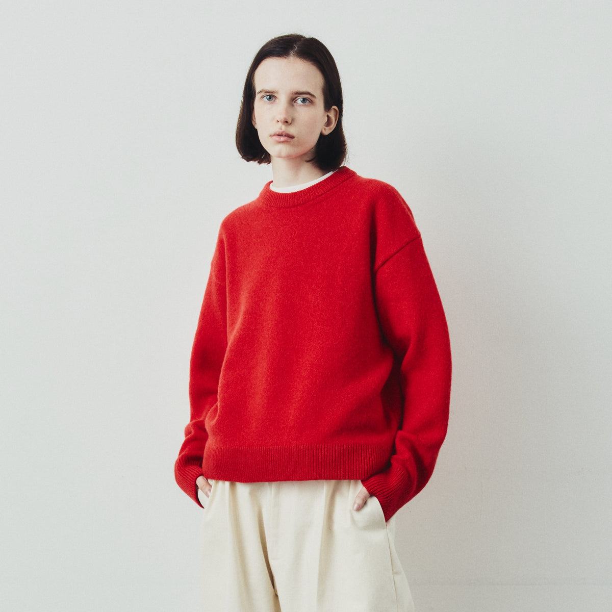 WOOL CASHMERE KNIT PO WOMEN