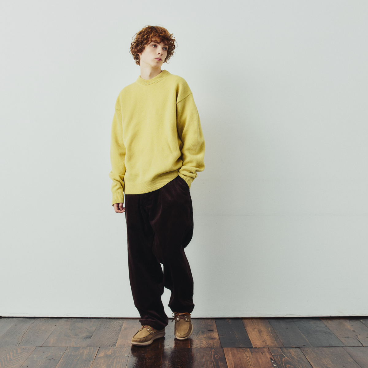 TUCK  CORDUROY PANTS