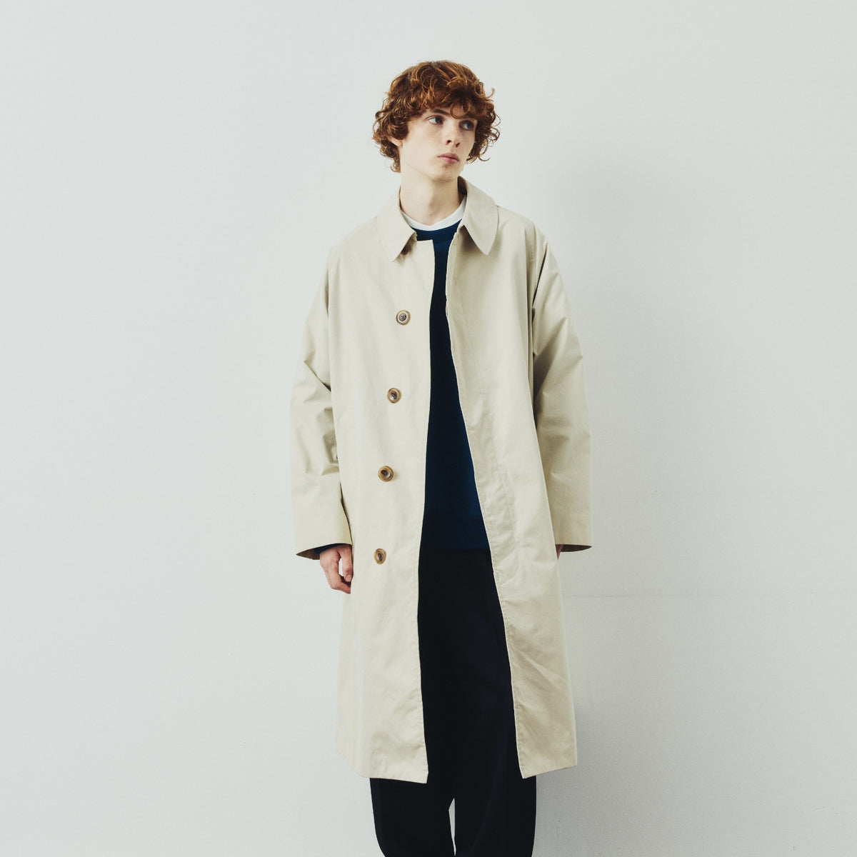 COTTON SOUTIEN COLLAR COAT