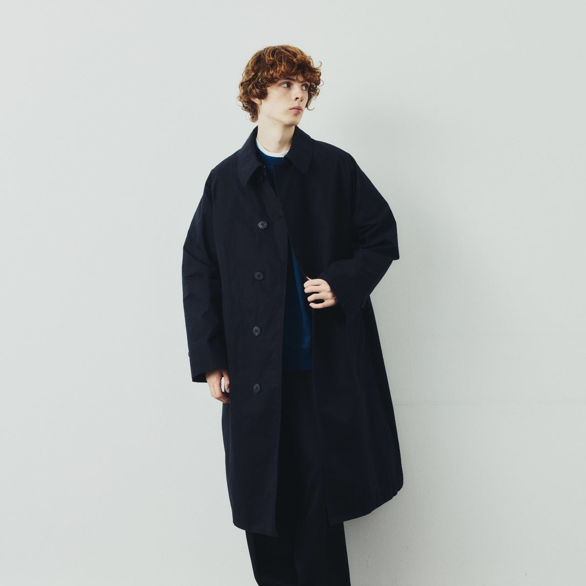COTTON SOUTIEN COLLAR COAT