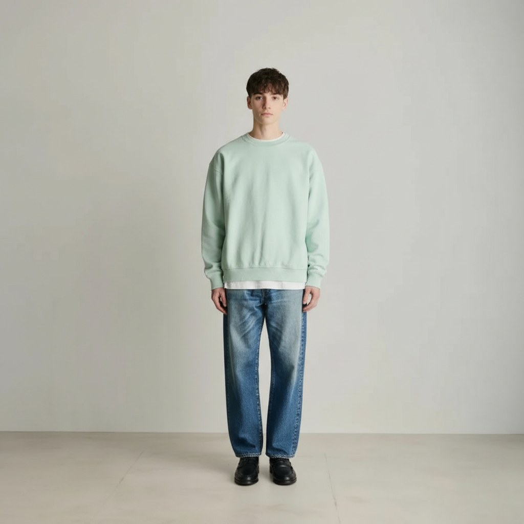 GARMENT DYE SWEAT SHIRT