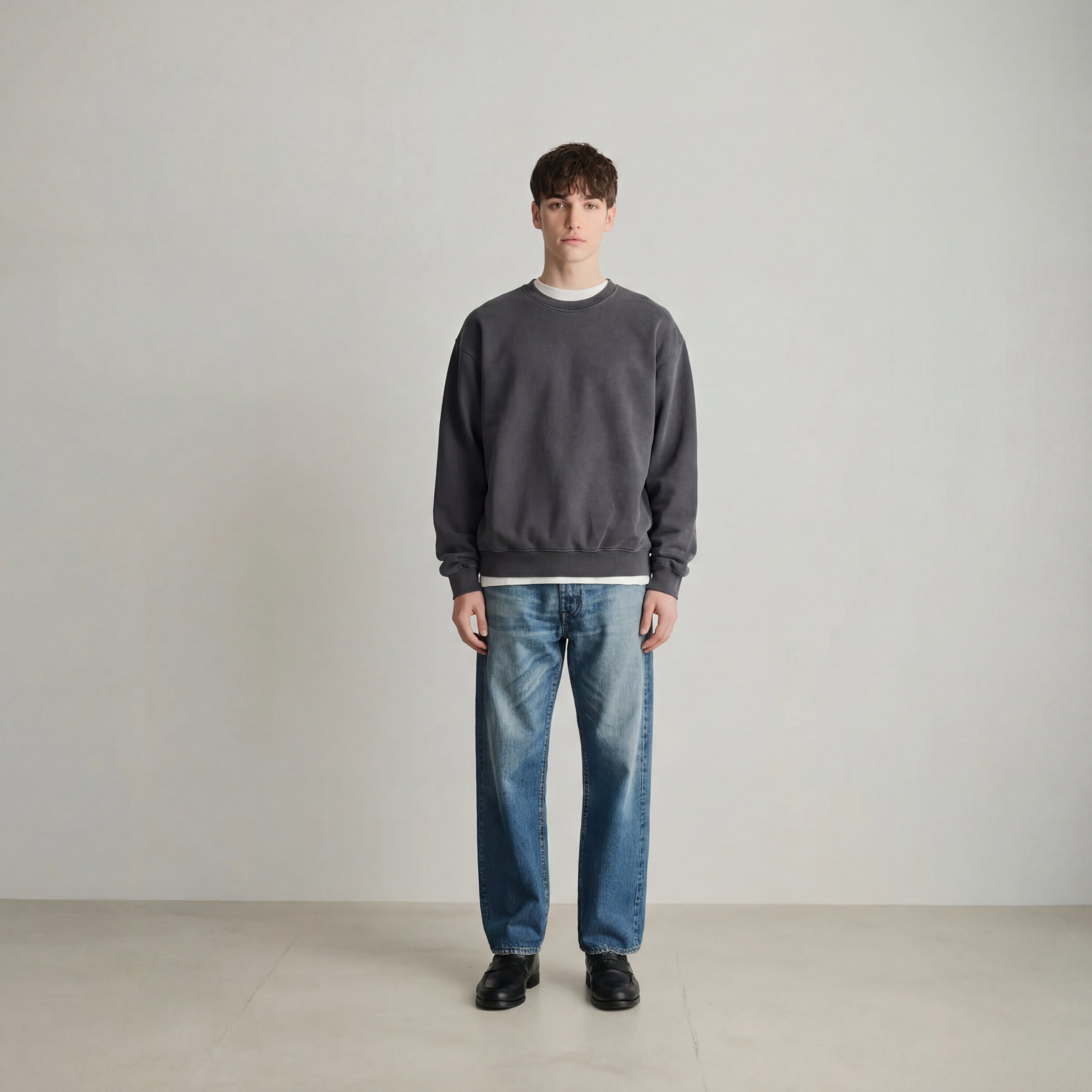 GARMENT DYE SWEAT SHIRT