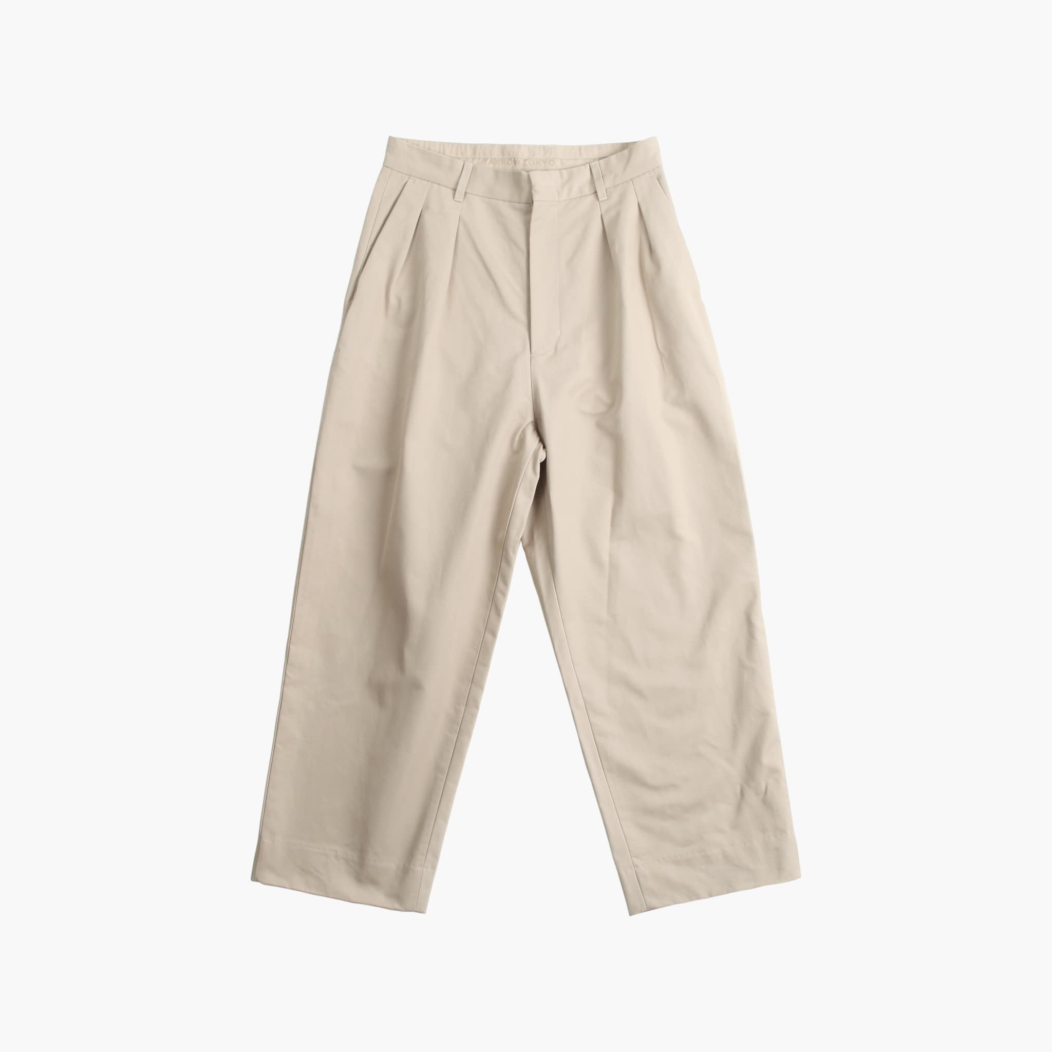 TWO TUCK TROUSERS