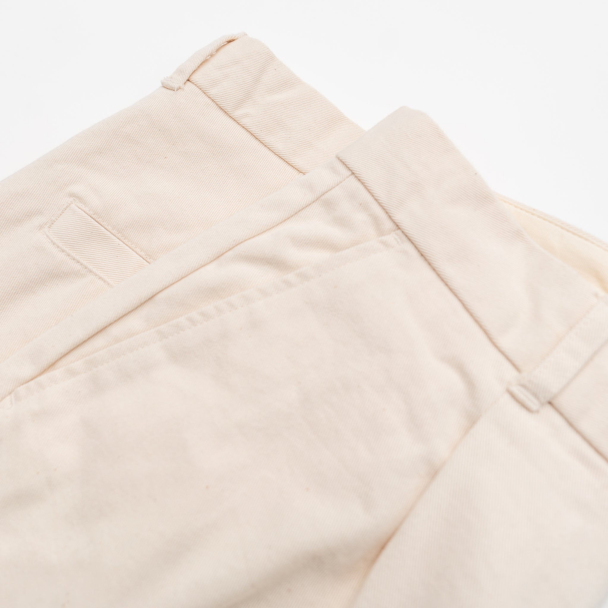 TWILL WIDE TAPERED PANTS