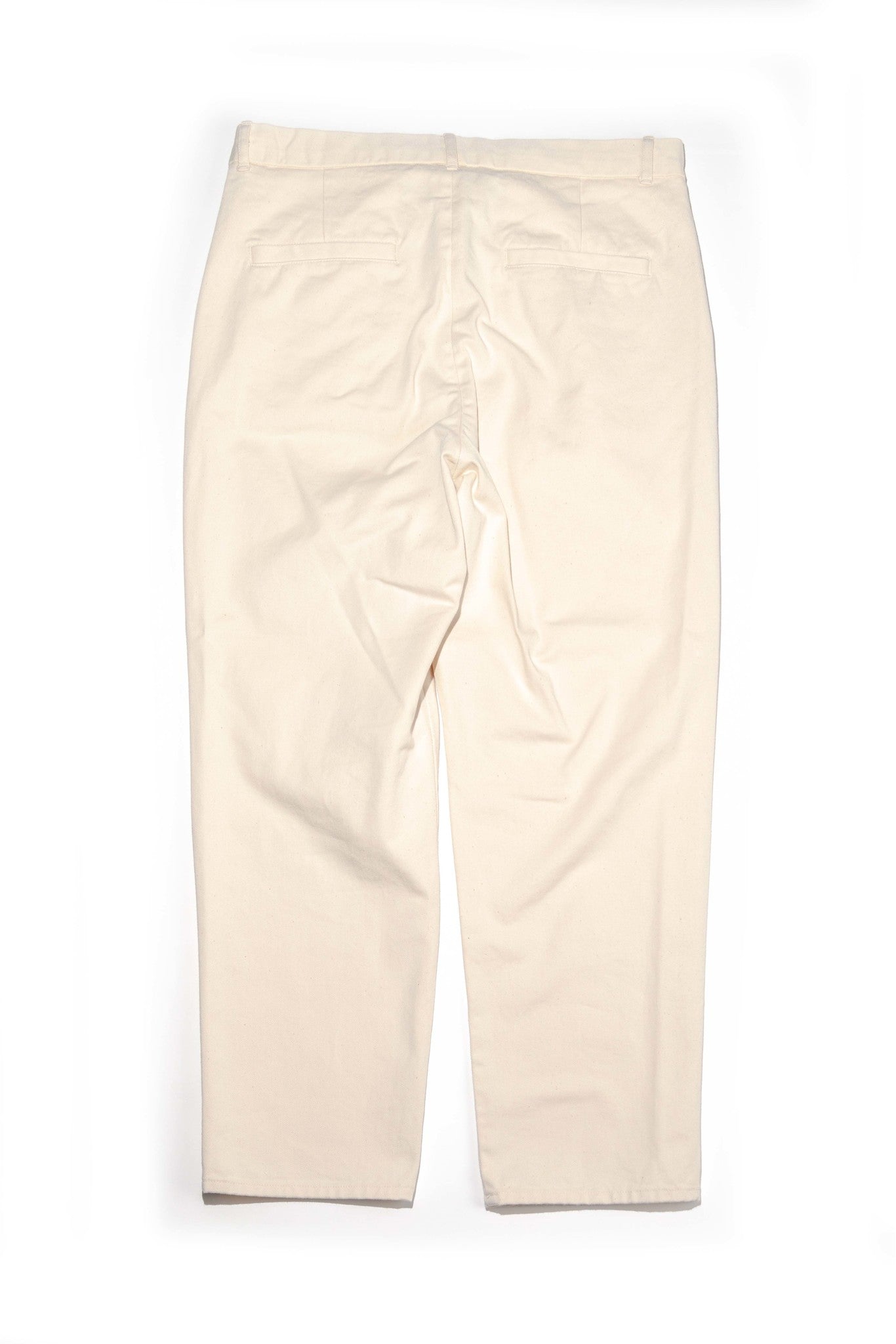 TWILL WIDE TAPERED PANTS