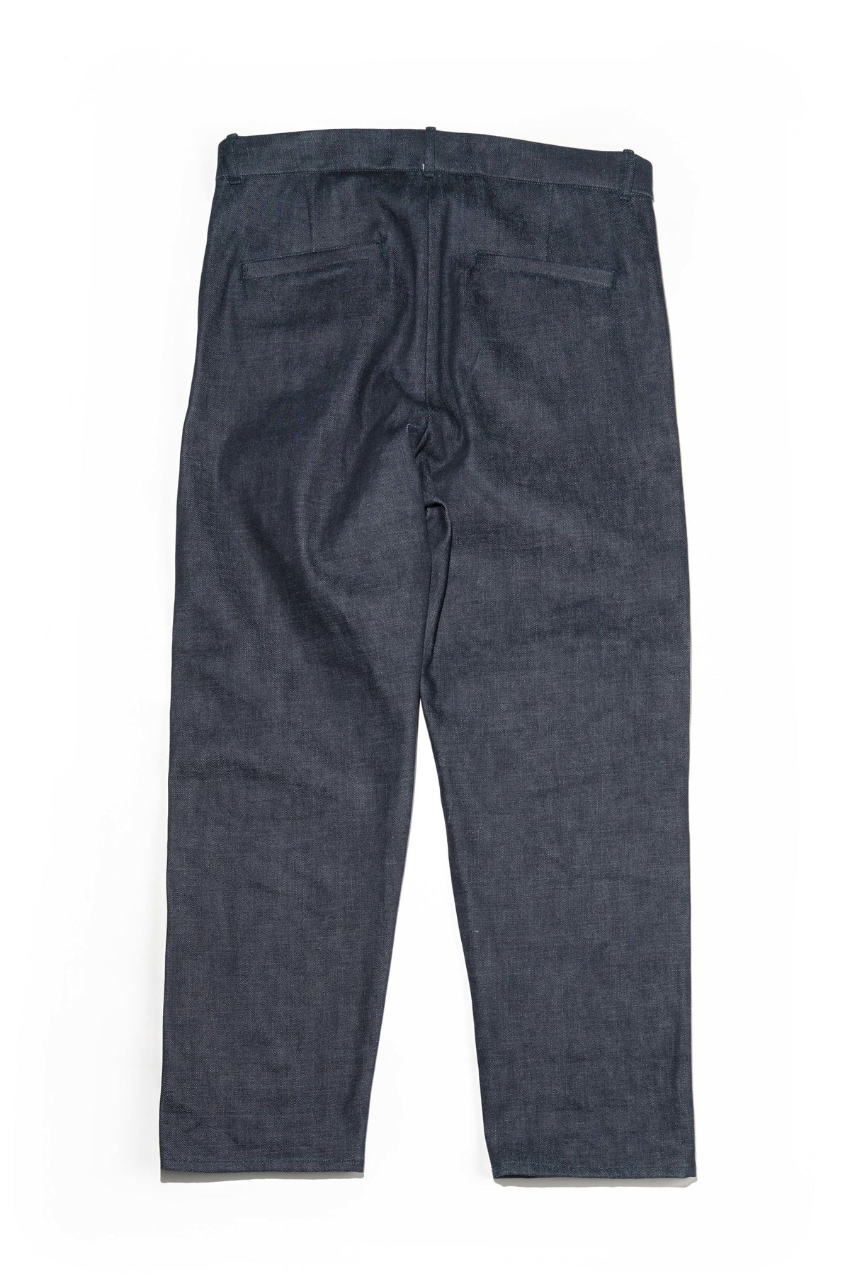 DENIM WIDE TAPERED PANTS