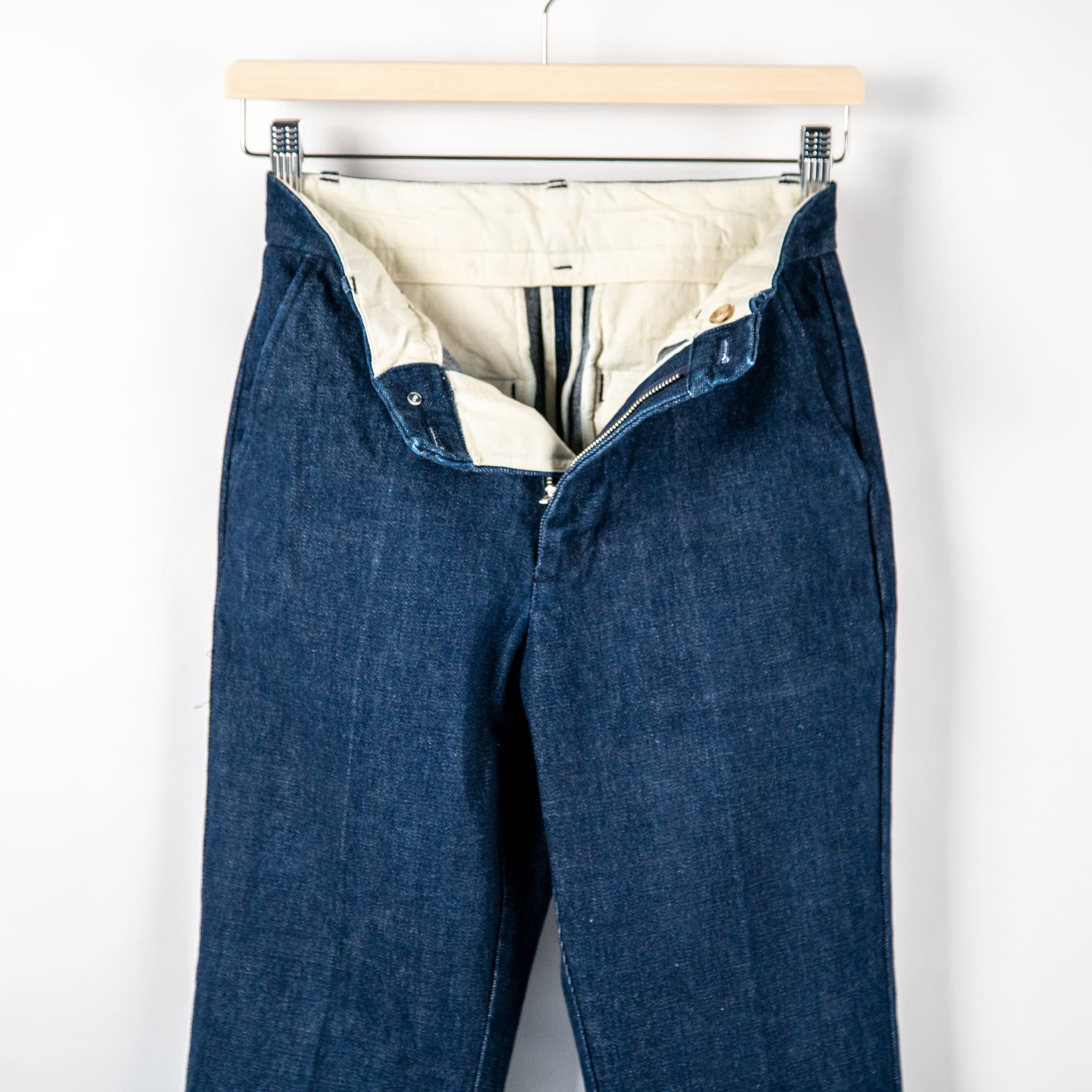 DENIM TAPERED PANTS W