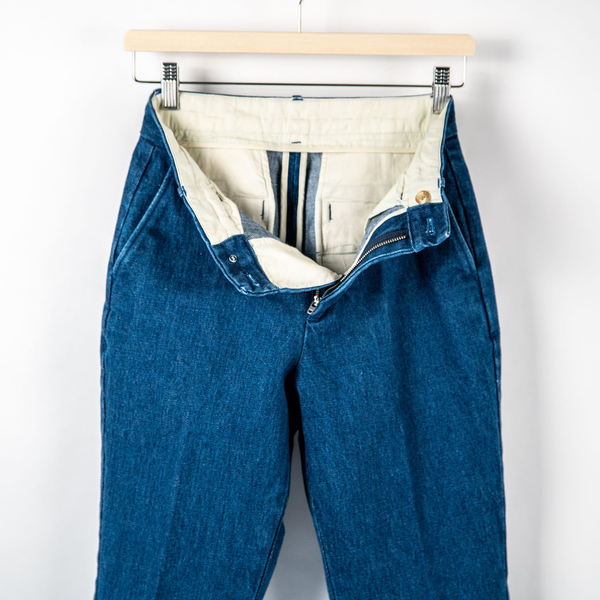 DENIM TAPERED PANTS W